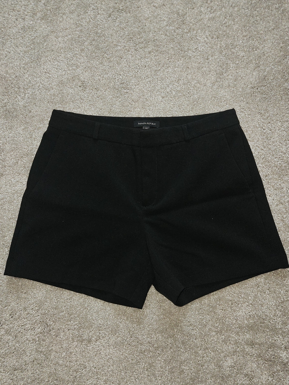 Banana Republic Black Tailored Shorts